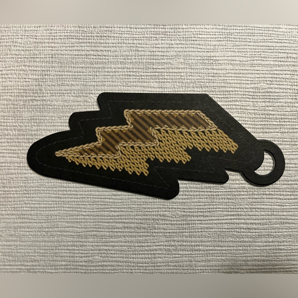 Coach Lightning Bolt Gift Tag